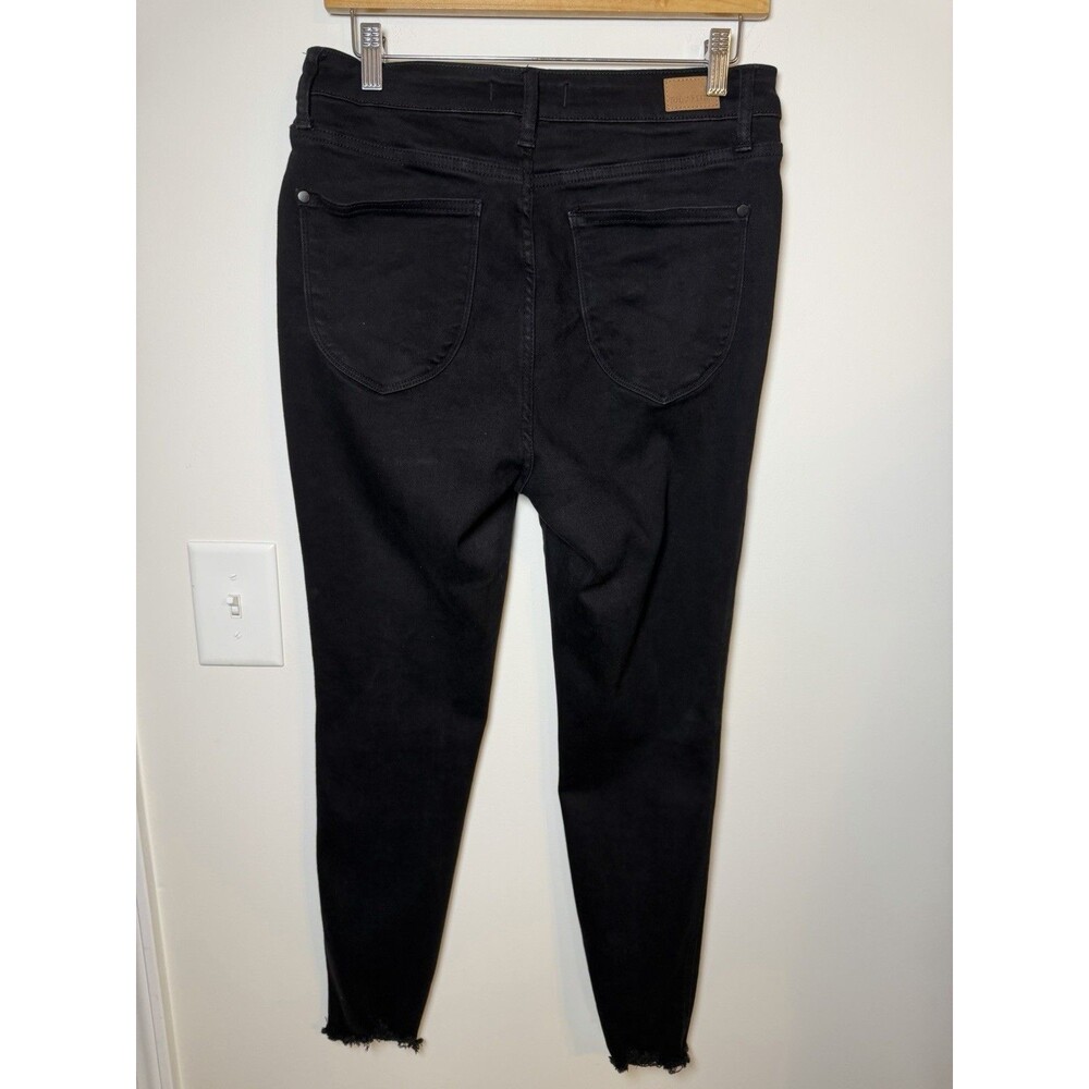 Judy Blue Jeans Black Skinny High Waist Womens Distressed Size 13 / 31 - Picture 4 of 6